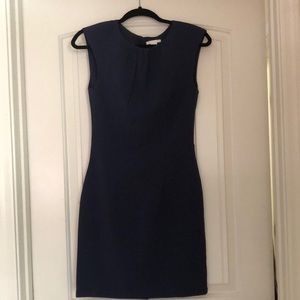 H&M Gathered Neck Sleeveless Sheath Dress